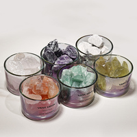 Exquisito Difusor de Aroma Artesanal para Decoración del Hogar, Copa de Vidrio, Cristal, Difusor de Fragancia para Decoración de Escritorio de Oficina