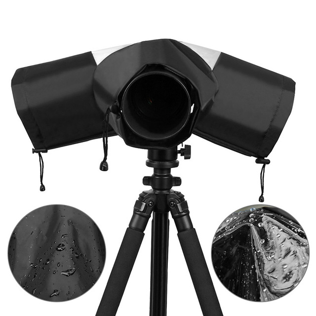 PULUZ PVC Waterproof Dustproof Rain Cover for SLR Camera & Long Focus Lens Mirrorless 48x34.5cm Outdoor Photography Video Bags