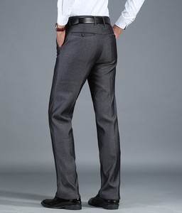 Pantalon d'hiver épais pour <span class=keywords><strong>homme</strong></span>, coupe slim, extensible, décontracté, formel, grande taille, vente en gros - Product Image 2