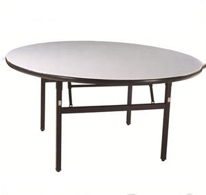 Mesa Dobrável de Plywood para Banquetes em Hotéis, Mesa Redonda para Eventos - Product Image 2
