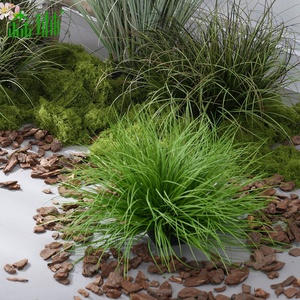 Pailles décoratives en roseau vert artificiel pour la décoration des sols intérieurs et des aménagements paysagers - Product Image 1