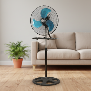Powerful Electric Oscillating Cooling 18 Inch Plastic Floor 3 in 1 Standing Pedestal <b>Fan</b> Household - Product Image 4