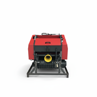 Presse à balles mini CE approuvée RXYK0870 avec boîte de vitesses, commande hydraulique, densité de balles réglable, capacité 20-40 kg, pour tracteur 18-80 CV, 800 mm