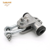 Pince de suspension en alliage d'aluminium FTTH Support pour ADSS 100m Span Power Accessories