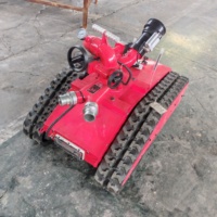 Robot de lutte contre les incendies intelligent sur chenilles, équipement de sauvetage industriel antidéflagrant, télécommande 150 m, garantie 1 an, certifié