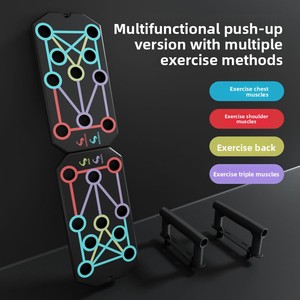 Planche de push-up <span class=keywords><strong>pliable</strong></span> et portable pour l'entraînement musculaire Planche de push-up multifonctionnelle pour équipement de fitness - Product Image 5