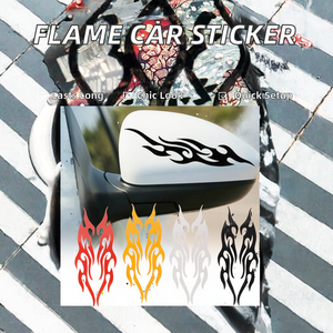 Autocollants de voiture en PVC à lettres modifiées pour pare-chocs, capot, rétroviseur, couvre-phare, autocollants de recouvrement pour rayures, décalcomanies de moto - Product Image 2