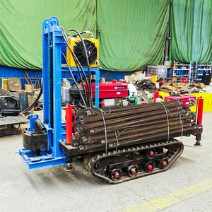 100m 깊은 휴대용 유압 물 우물 회전 드릴링 리그 크롤러 시추공 물 우물 드릴링 머신 전기 시작 - Product Image 1