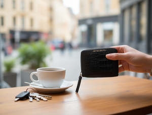 Women's Single Pull <b>Wallet</b> Small Size Microfiber Synthetic Leather Zip Closure Daily Use - Product Image 2