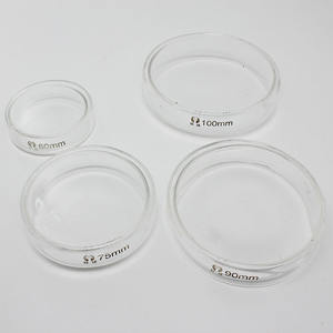 Autres coupelles de Petri 90 mm en verre, récipients de laboratoire haute transparence - Product Image 5