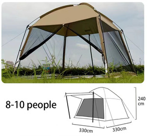 Campeggio tenda parasole tenda tenda campeggio rete tessuto antizanzare antipioggia - Product Image 4