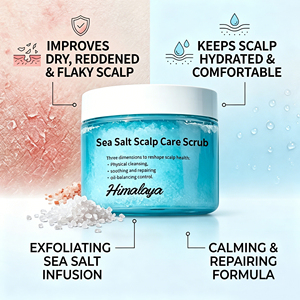 Exfoliante Capilar con Sal Marina, Limpieza Profunda, Alivia la Picazón, Equilibra la Grasa del Cuero Cabelludo, Hidratante y Calmante - Product Image 6