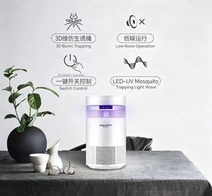 Piège Électrique Anti-Moustiques et Mouches, Tueur d'Insectes Puissant pour les Moucherons, Appât Attractif pour les Mouches à Fruits, Utilisation Intérieure, Anti-Insectes Suspendu - Product Image 2