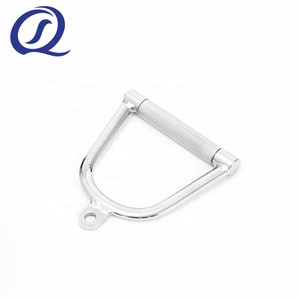Mango de cable de <span class=keywords><strong>herradura</strong></span> de acero sólido cromado Accesorios para equipos de <span class=keywords><strong>gimnasio</strong></span> de fitness - Product Image 2