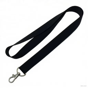 Promotional Custom Nylon ID Lanyard with Metal Swivel Trigger Hooks