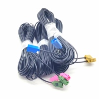 Câble coaxial d'antenne pour caméra de véhicule à personnalisation rapide, connecteurs SMA, FAKRA, MMCX, TNC, BNC, N-Type, câbles RG174, RG58, 302