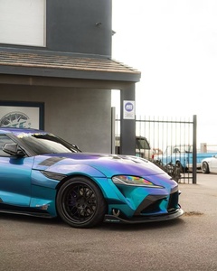 Cho TOYOTA <span class=keywords><strong>SUPRA</strong></span> cơ thể Kit <span class=keywords><strong>Supra</strong></span> nâng cấp de phong cách sợi carbon phía trước Lip Side váy khuếch tán Spoiler - Product Image 4