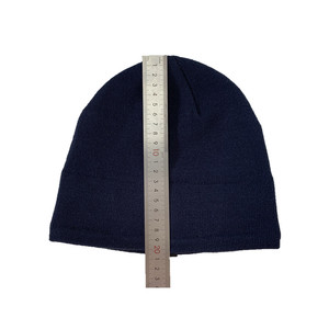 Bonnet pour homme et femme, chapeau en coton côtelé en laine mérinos - Product Image 1