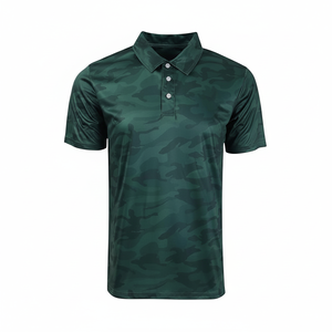 Meilleures ventes de t-shirts de golf respirants pour hommes à séchage rapide ajustement personnalisé votre propre conception 100% polo en polyester - Product Image 1