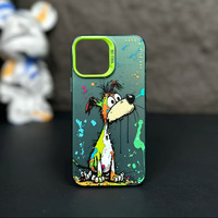Étui de téléphone personnalisé de luxe au design graffiti manga pour iPhone 15 Pro Max 14 13 12 11 XS XR Plaqué mat antichoc