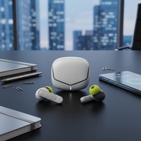 Écouteurs sans fil Brightblue Z40 V2.0, autonomie de 70 heures, réduction de bruit ENC et ANC, faible latence de 45 ms, Bluetooth, bleu arctique, Rue Wireless