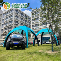 Tentes gonflables géantes, logo personnalisable, emballage de marquage gonflable extérieur, tente de promotion durable avec installation facile pour les événements