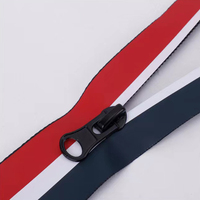 Vente en gros 5 # fermeture à glissière en nylon imperméable noir multi-tailles du fabricant chinois fermeture à glissière avec dents en caoutchouc