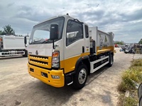 Compacteur de déchets Howo Euro 5 4X2 12m³, véhicule de collecte et de transport de déchets urbains
