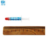 13 Pièces de Pâte Thermique Grise GD-2, Emballage en Seringue Courte de 1 Gramme, Composés Thermiques pour Refroidisseur de Processeur d'Ordinateur et de Carte Graphique