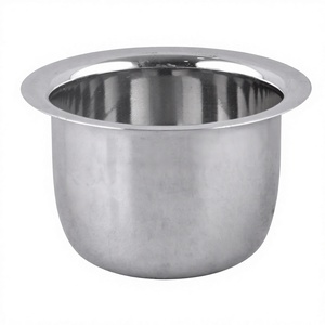 Tasse à condiments conique en acier inoxydable carrée Ustensiles de cuisine Tasses en métal avec soucoupes à confiture pour servir multicolore - Product Image 1