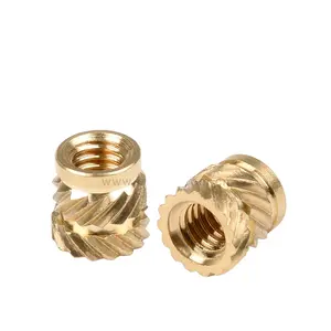 1/4-20 <span class=keywords><strong>Brass</strong></span> <span class=keywords><strong>Threaded</strong></span> Heat Set Chèn Cho Nhựa - Product Image 1