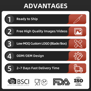 KEEMAKE-Cuchillo de chef de acero inoxidable de 8 pulgadas, diseño de Damasco, cocina japonesa, cuchillo para cortar carne y verduras con mango de resina - Product Image 6