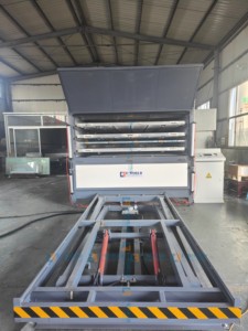 เครื่องเคลือบกระจก EVA แบบ 4 ชั้น สถานีเดียว พร้อมเตาอบกระจกนิรภัยระบบสุญญากาศและระบบทำความร้อน - Product Image 6