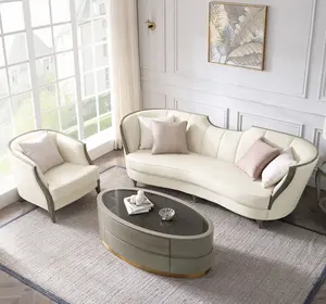 3 सीटों वाले अशुद्ध चमड़े झुकनेवाला सोफे Suppliers-उच्च गुणवत्ता रचनात्मक डिजाइन कमरे में रहने वाले सोफे आधुनिक सुरुचिपूर्ण चमड़े 3 सीटों वाले सोफे सफेद