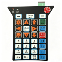 Machine de distribution automatique avec panneau de commande trois/quatre axes, interrupteur à membrane portable, circuit flexible PET personnalisable