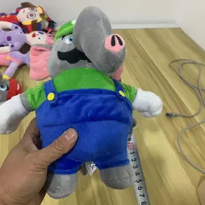 Super Marios Bros Knuffels Olifant Luigi Spel Ster Prinses Knuffels Anime Figuur Cartoon Peluche Pop Voor Kinderen Cadeau