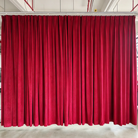 Rideaux de théâtre lourds ignifuges, tentures de scène pour décoration de mariage, vente directe fournisseur de matériel de scène de théâtre