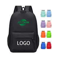 Mochila Escolar Infantil Personalizada con Logotipo 2024, Color Brillante, Ligera, Gran Capacidad, para Estudiantes de Primaria