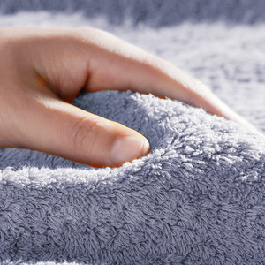 Serviette de bain en coton premium 36x74 cm, extra épaisse, couleur unie, rectangulaire, pour usage domestique, douce et absorbante, pour adultes - Product Image 5