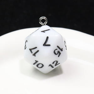 Etiqueta de viaje de <span class=keywords><strong>dados</strong></span> de acrílico de 20mm personalizada-colgante de llavero de color, adecuado para la fabricación de joyas DIY y suministro de regalo de fiesta masiva - Product Image 5