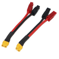 Connecteurs de batterie PP45 XT30 mâle-femelle, câbles avec contacts en cuivre, matériau PC pour adaptateur d'alimentation de batterie de vélo électrique
