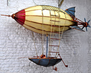 อุปกรณ์แจ้งเตือนสีแดงขนาดใหญ่ <span class=keywords><strong>Kirov</strong></span> Blimp Model Bar,อุปกรณ์ตกแต่งเพดานร้านอาหารสไตล์อุตสาหกรรม - Product Image 4