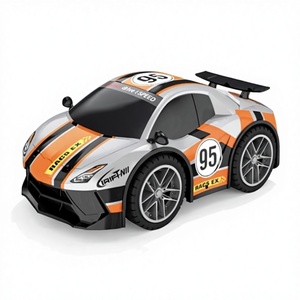 Auto da Corsa RC in Scala 1:24, 2 Opzioni <span class=keywords><strong>di</strong></span> Colore, Luci LED Fantastiche, Telecomando a 4 Canali con Portata <span class=keywords><strong>di</strong></span> 30m, Giocattolo Educativo Elettrico per Regali - Product Image 2