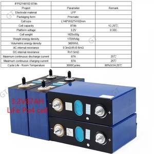 Sel Baterai Lithium Prismatis 87ah 2024 untuk Sistem Energi Surya Harga Murah Tafel Nmc Ncm Baterai 3,2v 87ah - Product Image 2