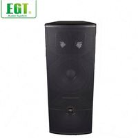 Enceinte Line Array Q1 Pro 2x15" 2 voies 1200W 50Hz-20kHz en bois pour concerts