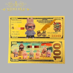 Billete de Banco América Pika 2026 Chapado en Oro de 24K para Colección - Product Image 4