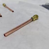 Raccord rapide en laiton pour la charge de réfrigérant, valve d'accès pour climatiseur HVAC, raccord de réfrigération