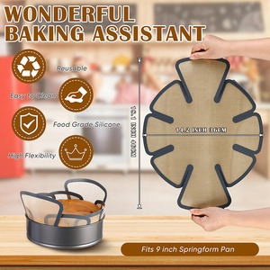 B2B Clearance Sale Extended Food Grade <b>Silicone</b> <b>Baking</b> Mat Non-Stick Loaf Pan Liner & Lifters Reusable Bread Loaf Pan - Product Image 2