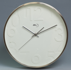 Aluminum Face Quartz Stainless Steel Wall <b>Clock</b> - Product Image 6