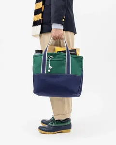 Bolsa de Compras Reutilizable Ecológica con Diseño de Camuflaje Náutico, Personalizable, de Gran Capacidad, Tejido de Lona Gruesa, Asa Larga - Product Image 2